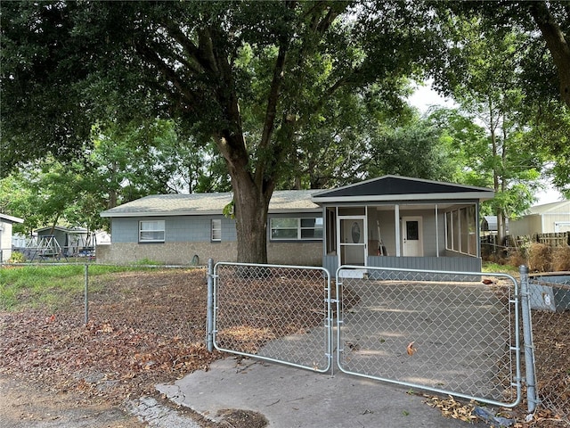 view of front of house featuring a porch