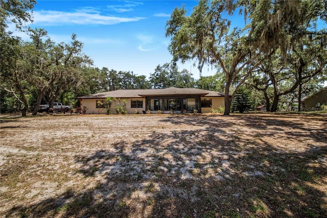 view of back of property