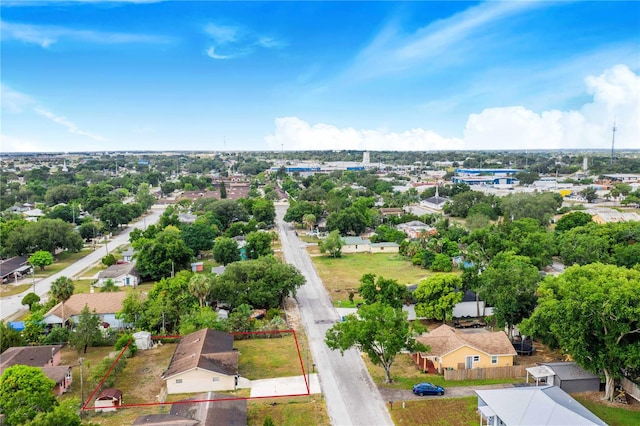 view of aerial view