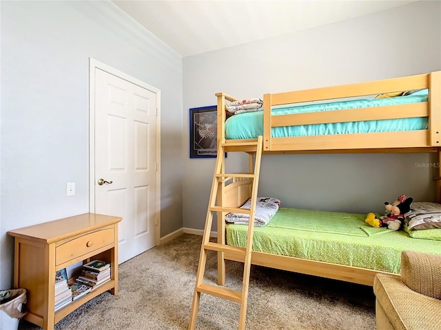 bedroom with carpet flooring