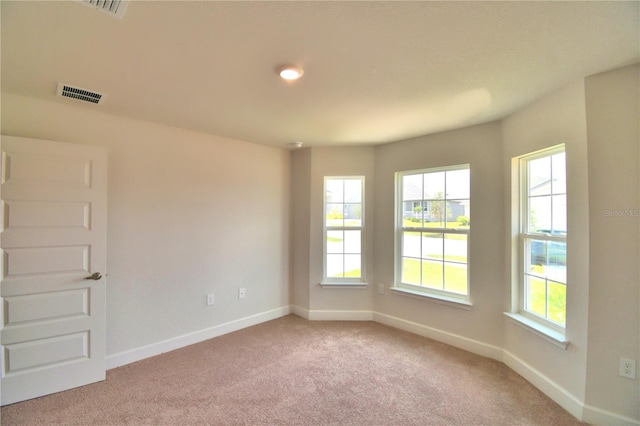 spare room featuring carpet floors