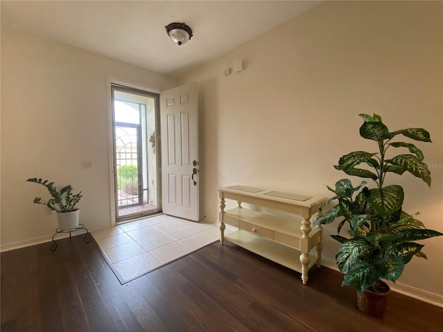 entrance foyer featuring light hardwood / wood-style flooring