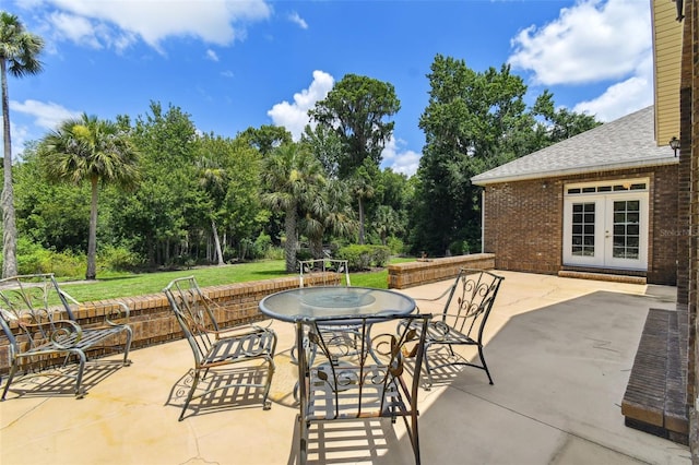 view of patio / terrace with french doors