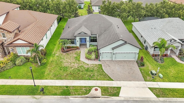 birds eye view of property featuring a residential view