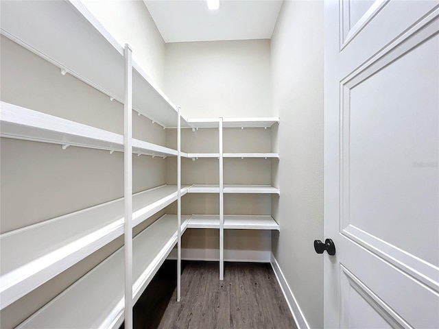 view of pantry