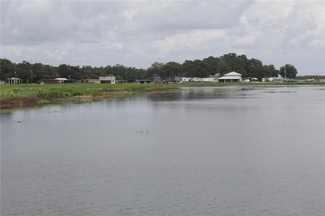 view of water feature