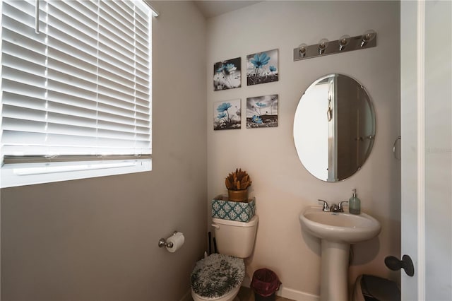 bathroom with toilet