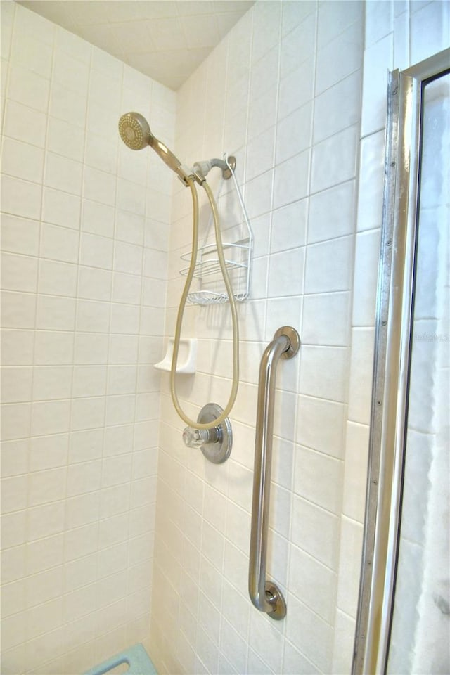 bathroom with an enclosed shower