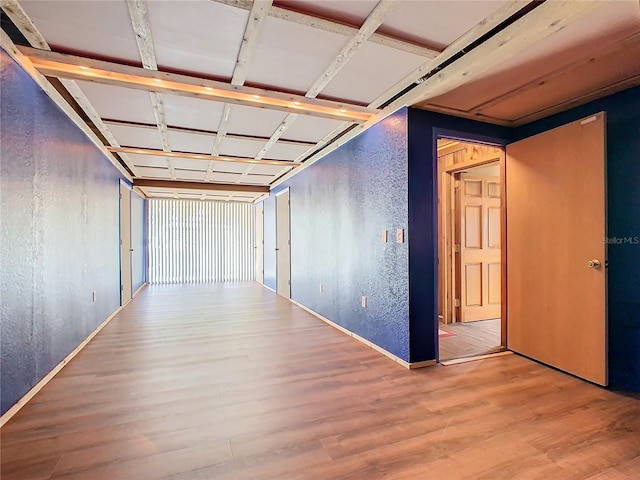 interior space with wood-type flooring