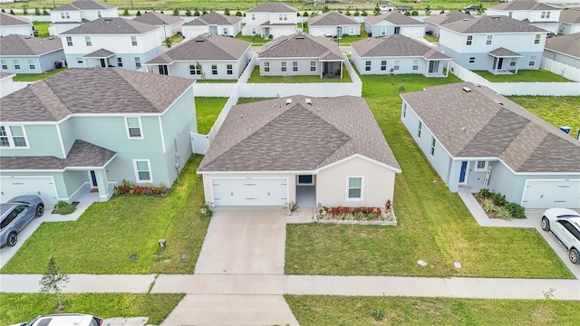 bird's eye view featuring a residential view