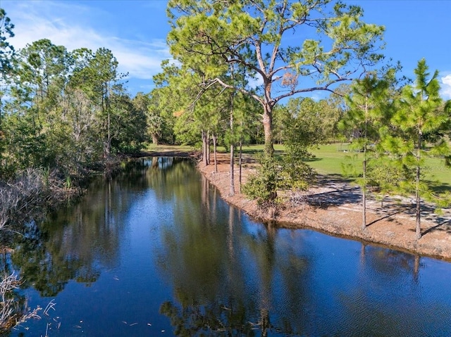 view of water feature