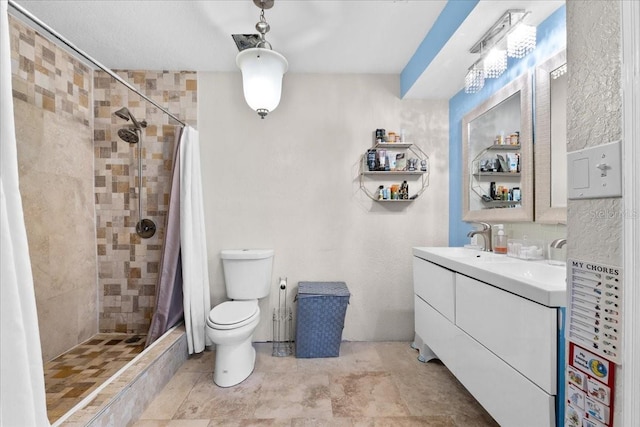 222 Rod Ln, Davenport, FL 33837 - bathroom featuring a stall shower and double vanity