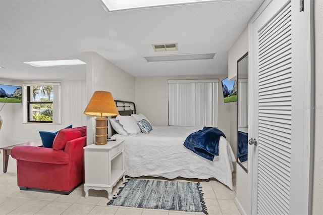 view of tiled bedroom