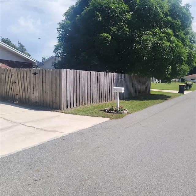 view of street