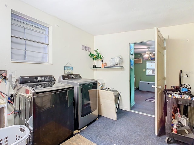 laundry area featuring separate washer and dryer