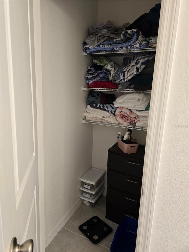 view of closet