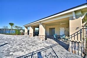 exterior space with a patio