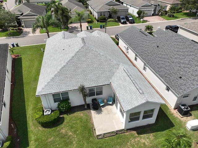 birds eye view of property featuring a residential view