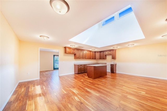 interior space featuring light hardwood / wood-style floors