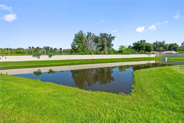 view of water feature