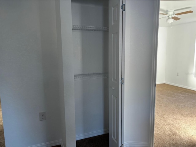 view of closet