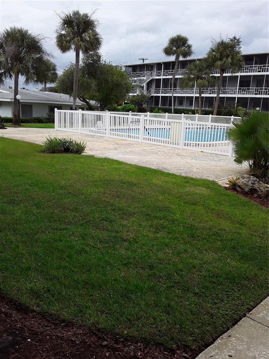 exterior space with a community pool