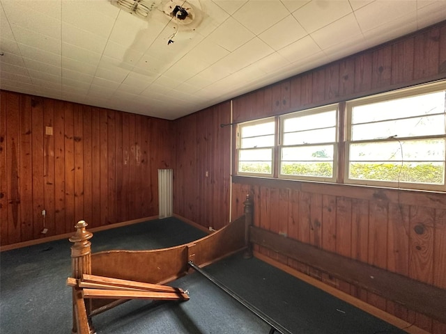 121 Bates Ave SE, Winter Haven, FL 33880 - interior space with carpet floors and wooden walls