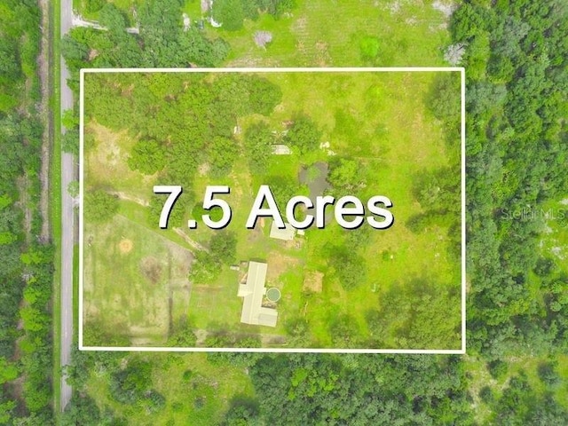 4485 Murphy Rd, Ona, FL 33865 - aerial overview of property's location featuring property boundaries highlighted