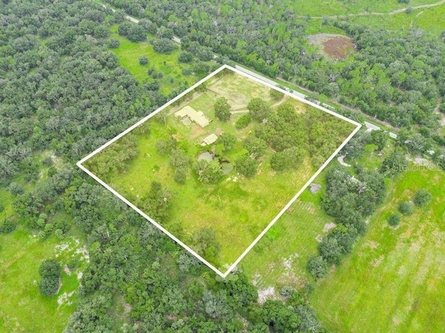 4485 Murphy Rd, Ona, FL 33865 - aerial view of property and surrounding area featuring property parcel outlined