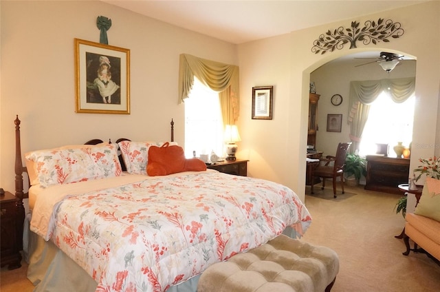 bedroom featuring carpet floors