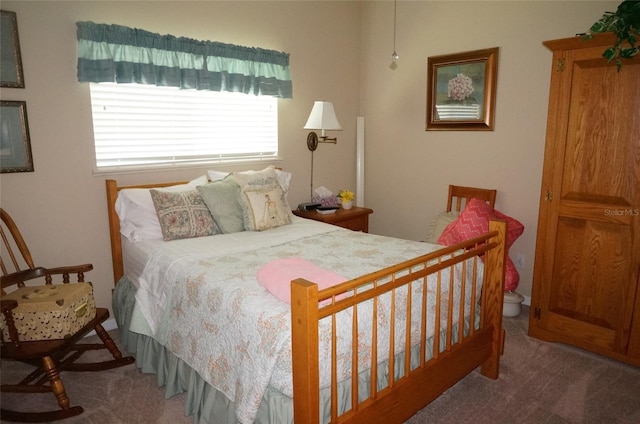 bedroom featuring carpet floors