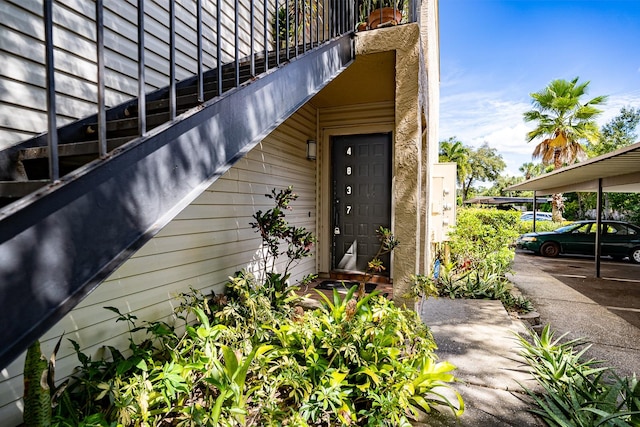 view of entrance to property