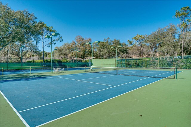 view of sport court with basketball court