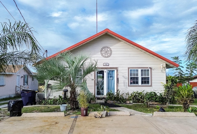 view of bungalow-style house