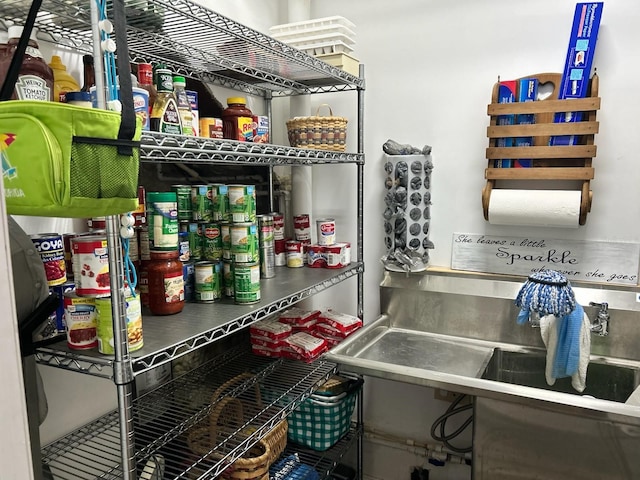 view of pantry