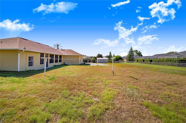 view of yard