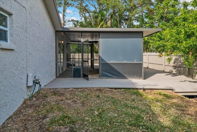 exterior space with a patio area