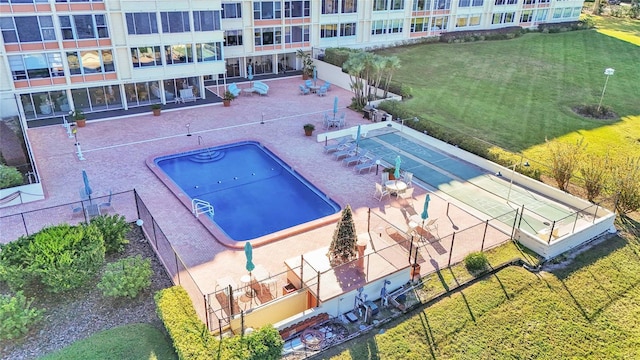 view of pool