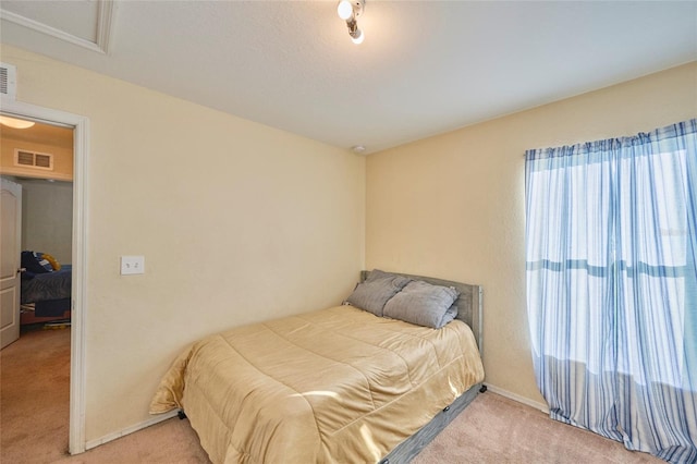 bedroom with carpet flooring