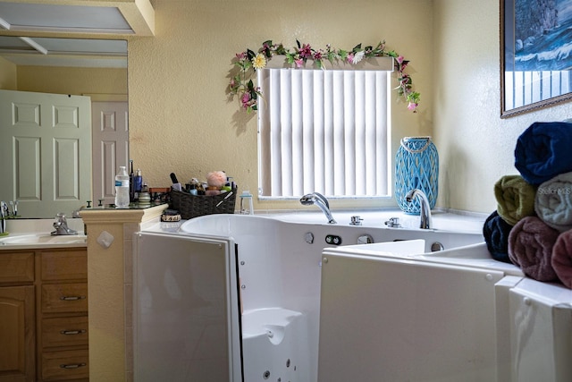 laundry room with sink