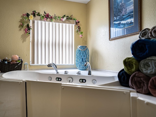 view of clothes washing area