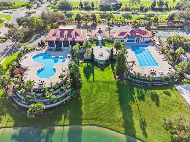 193 Stargrass Dr, Auburndale, FL 33823 - drone / aerial view of a pool