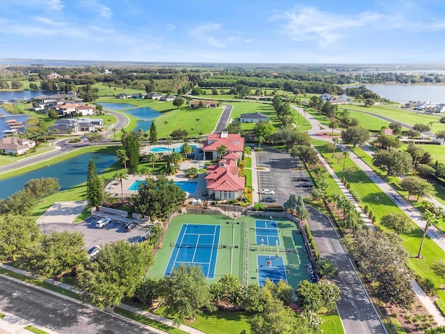 193 Stargrass Dr, Auburndale, FL 33823 - aerial view of a nearby body of water and a pool area