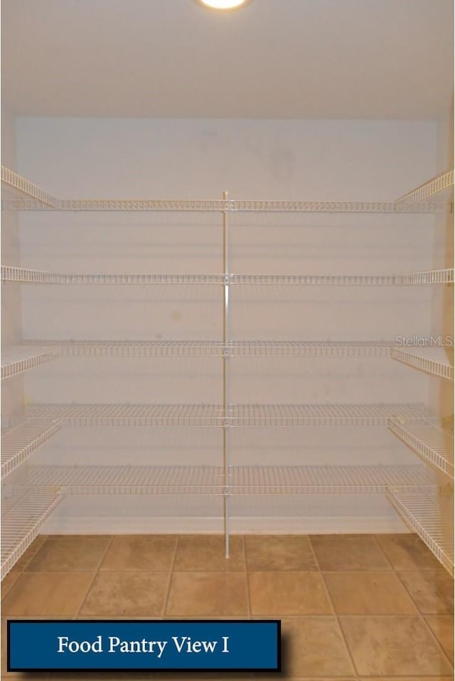 view of storage area