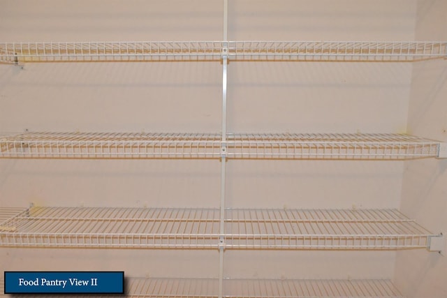 view of pantry
