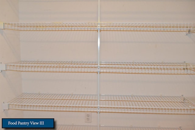 view of pantry
