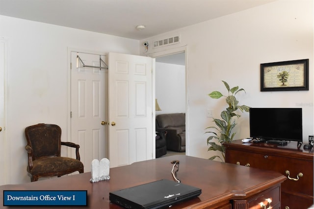 office area with visible vents