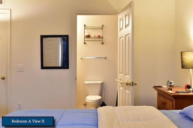 bathroom featuring toilet