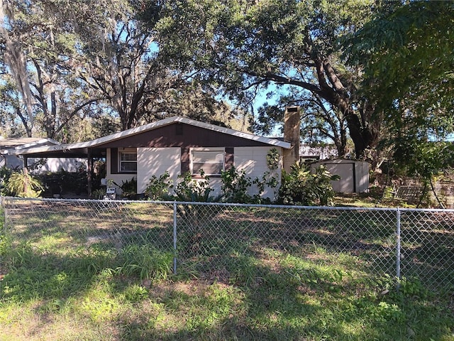 view of ranch-style house