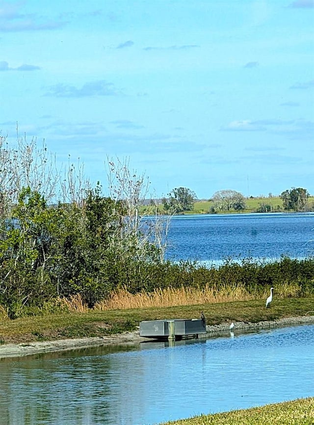 view of water feature